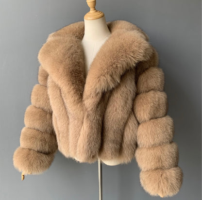 "Camel Pauline" Fuchspelzjacke