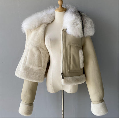 „Bella“ Lammleder Jacke